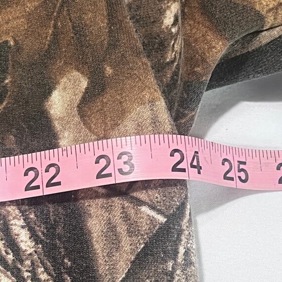 Russell Outdoors Camo Hoodie Sweatshirt Mens Size XL Hunting Workwear Pullover - Picture 5 of 11